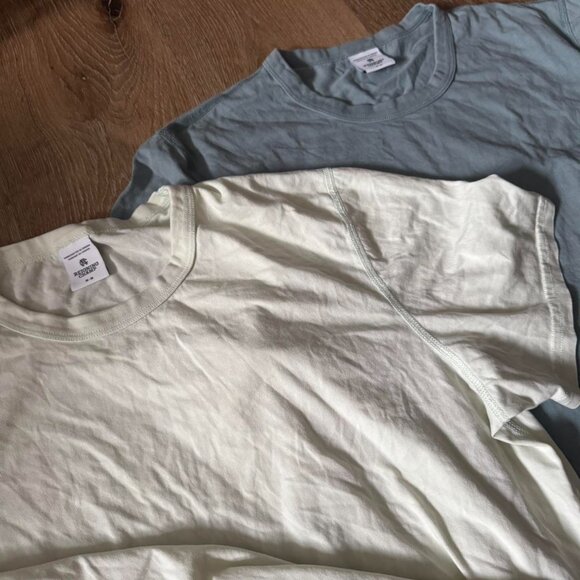 Reigning Champion Blue & Light Green Cotton Performance T Shirts Size M - Picture 4 of 8